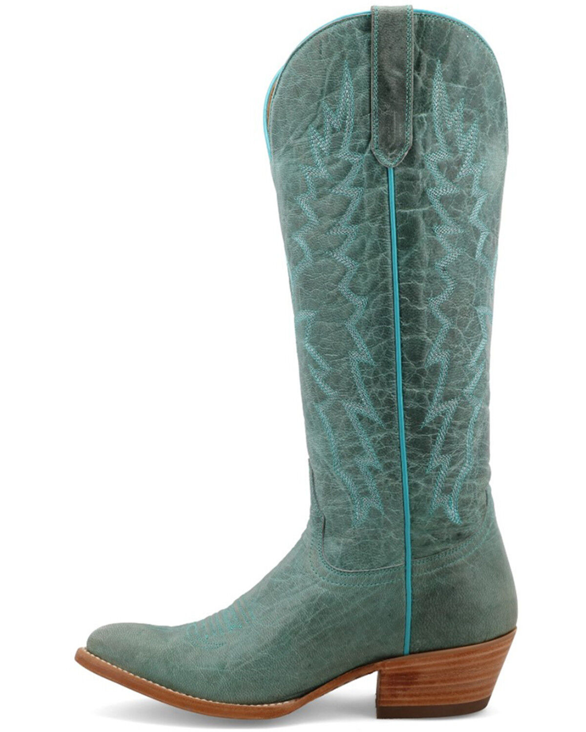 Image #3 - Black Star Women's Sierra Tall Western Boots - Round Toe, Blue, hi-res