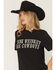 Image #2 - Shyanne Women's Drink Whiskey Kiss Cowboys Short Sleeve Graphic Tee, Black, hi-res