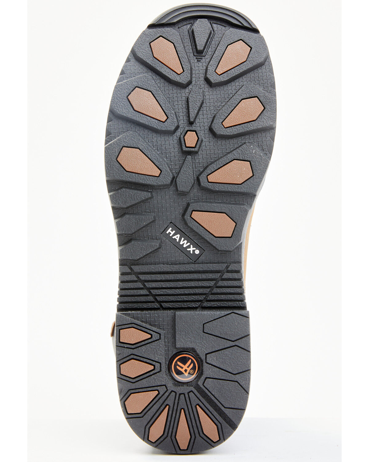 Image #7 - Hawx Men's Lace To Toe Crazy Horse Waterproof Work Boots - Soft Toe, Brown, hi-res