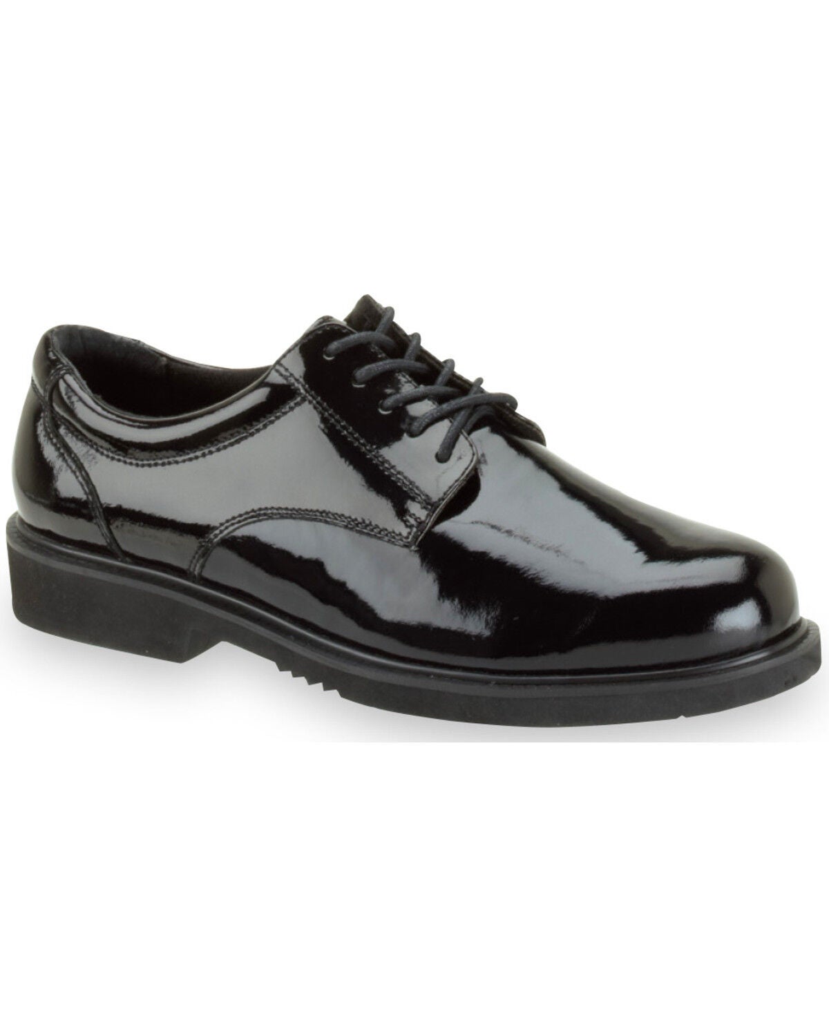 Thorogood Men's Uniform Classics Poromeric Oxfords, Black, hi-res