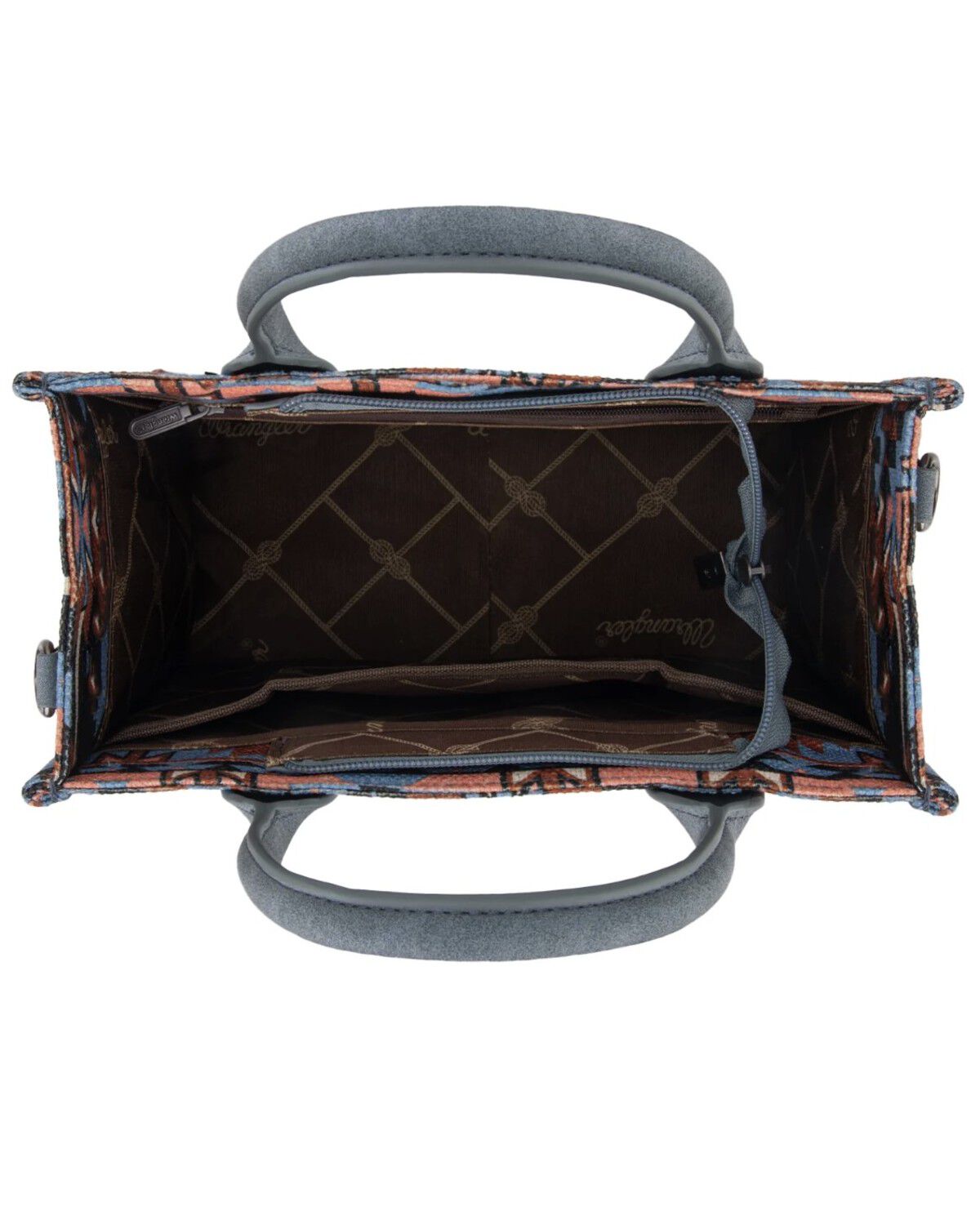 Image #3 - Wrangler Women's Southwestern Print Crossbody Bag, Navy, hi-res