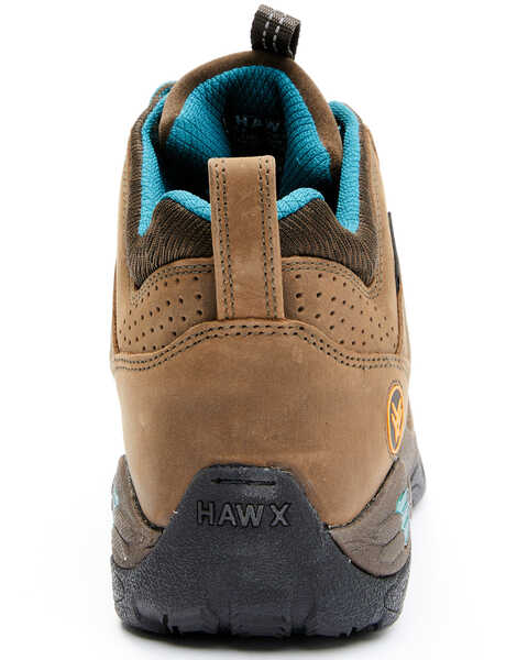 Hawx Men's Brown Axis Waterproof Hiker Boots - Soft Toe, Dark Brown, hi-res