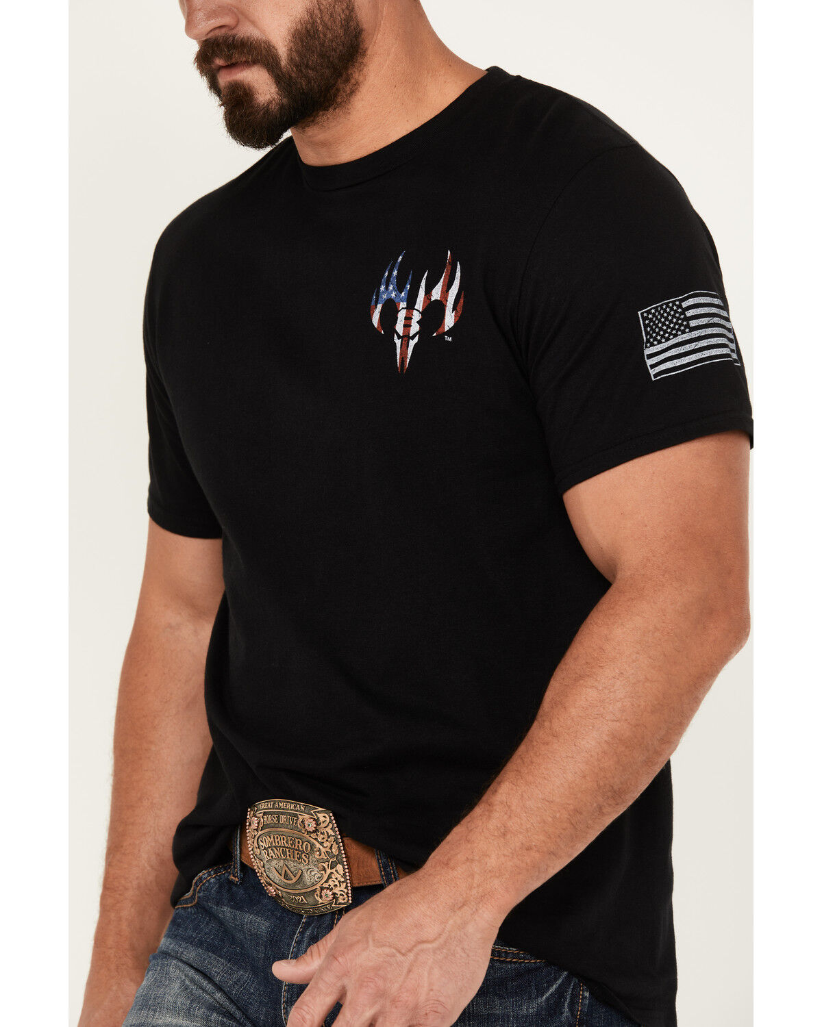 Image #3 - Buckwear Men's Defend Liberty Short Sleeve Graphic T-Shirt, , hi-res
