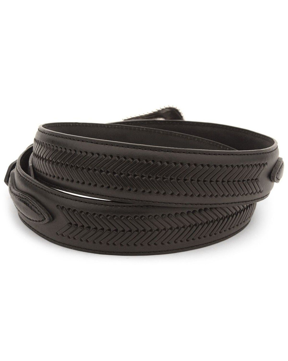 Image #2 - Cody James Men's Leather Ranger Belt - Reg & Big, Black, hi-res