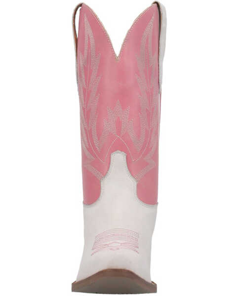 Image #4 - Dingo Women's Hold Yer Horses Vintage Western Boots - Snip Toe , Pink, hi-res