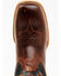 Image #6 - RANK 45® Men's Bullet Saddle Western Performance Boots - Broad Square Toe, Black/brown, hi-res