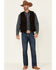 Image #2 - Cody James Men's Valley Southwestern Print Zip-Front Wool Vest , , hi-res
