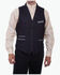 Image #1 - Scully RangeWear Men's Blue Old West Silhouette Vest, Blue, hi-res
