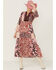 Image #1 - Johnny Was Women's Flora Tie Back Midi Dress, Multi, hi-res