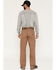 Image #3 - Ariat Men's FR M5 Duralight Stretch Canvas Straight Work Pants, Beige/khaki, hi-res