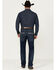 Image #3 - Cinch Men's White Label Performance Dark Relaxed Straight Stretch Denim Jeans, Indigo, hi-res