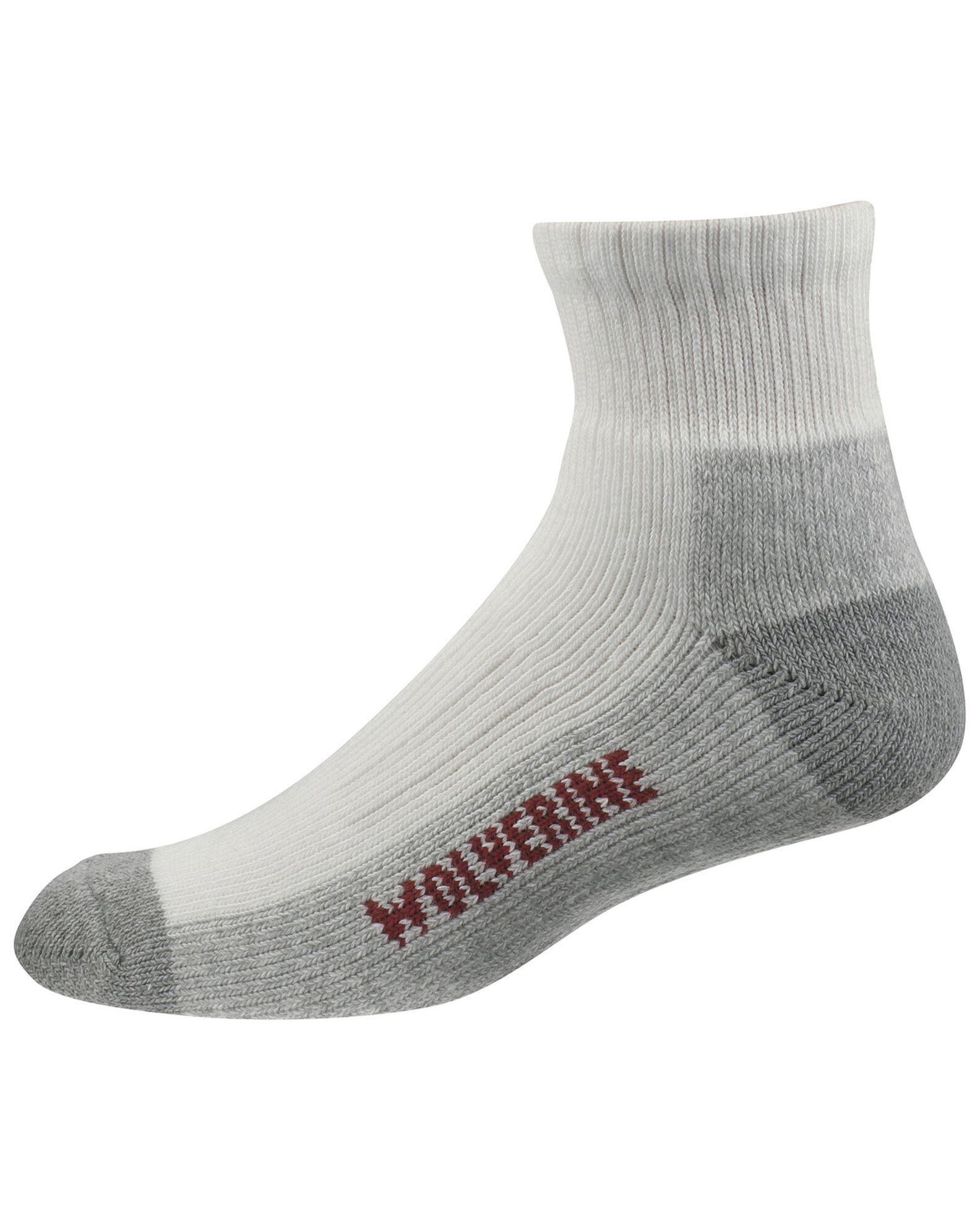Wolverine Men s 100 Quarter Fit Work Socks 2 Pack Sheplers