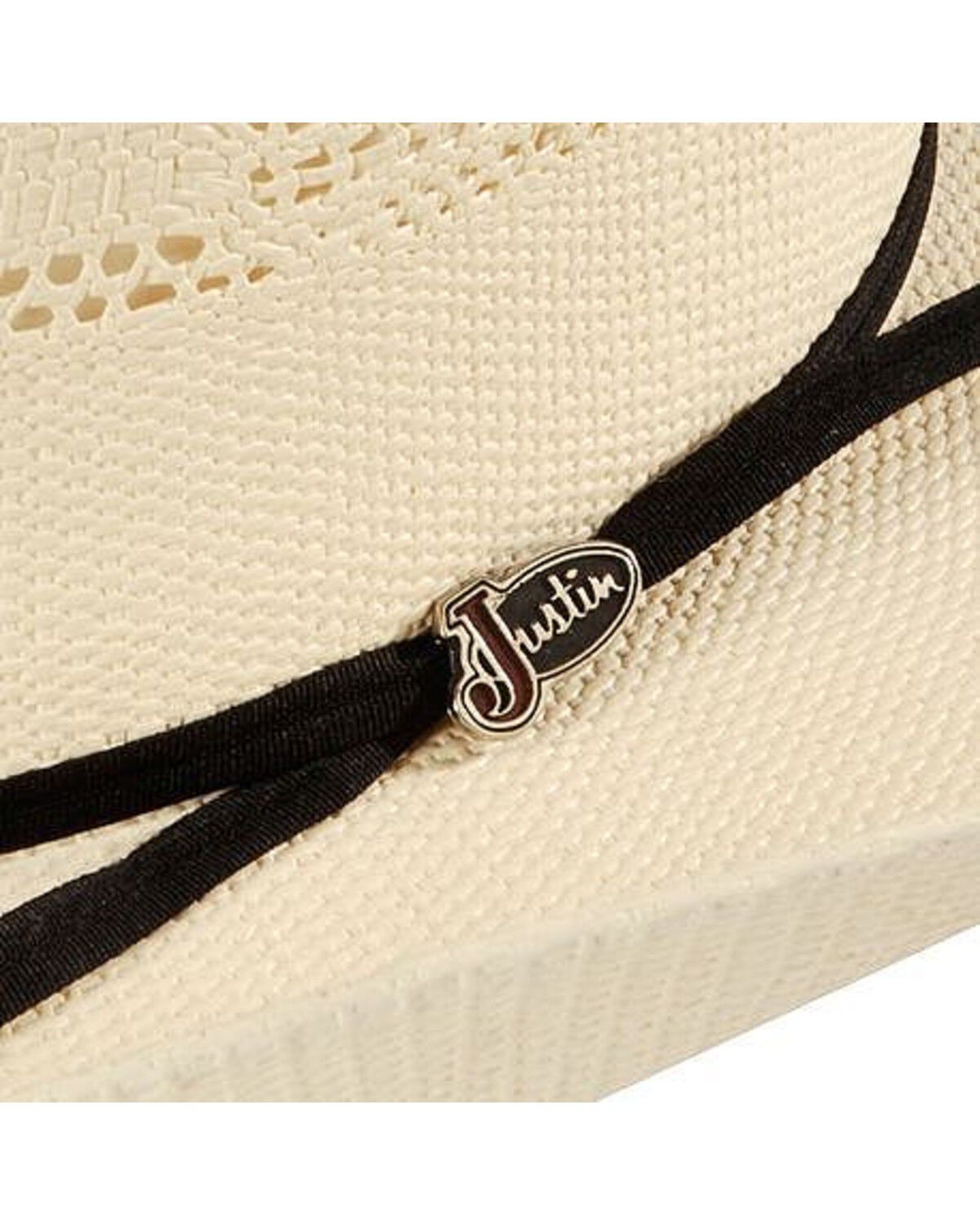 Image #2 - Justin 20X Cutter Straw Cowboy Hat, Natural, hi-res