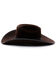Image #3 - Serratelli 8X Felt Cowboy Hat, Black Cherry, hi-res