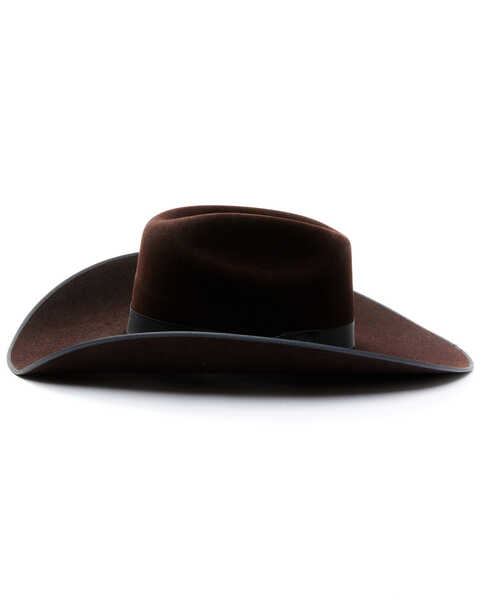 Image #3 - Serratelli 8X Felt Cowboy Hat , Black Cherry, hi-res