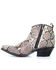 Corral Women's Natural Python Fashion Booties - Snip Toe, Brown, hi-res