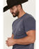 Image #3 - Changes Men's Corona Short Sleeve Pocket Graphic T-Shirt, Navy, hi-res