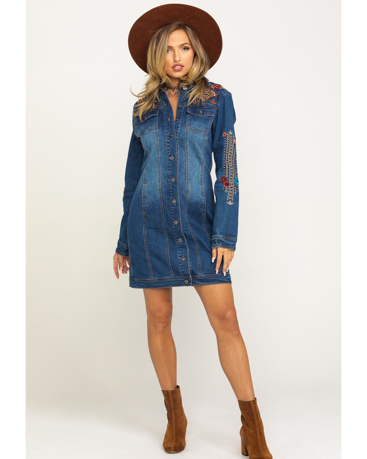 stetson denim dress