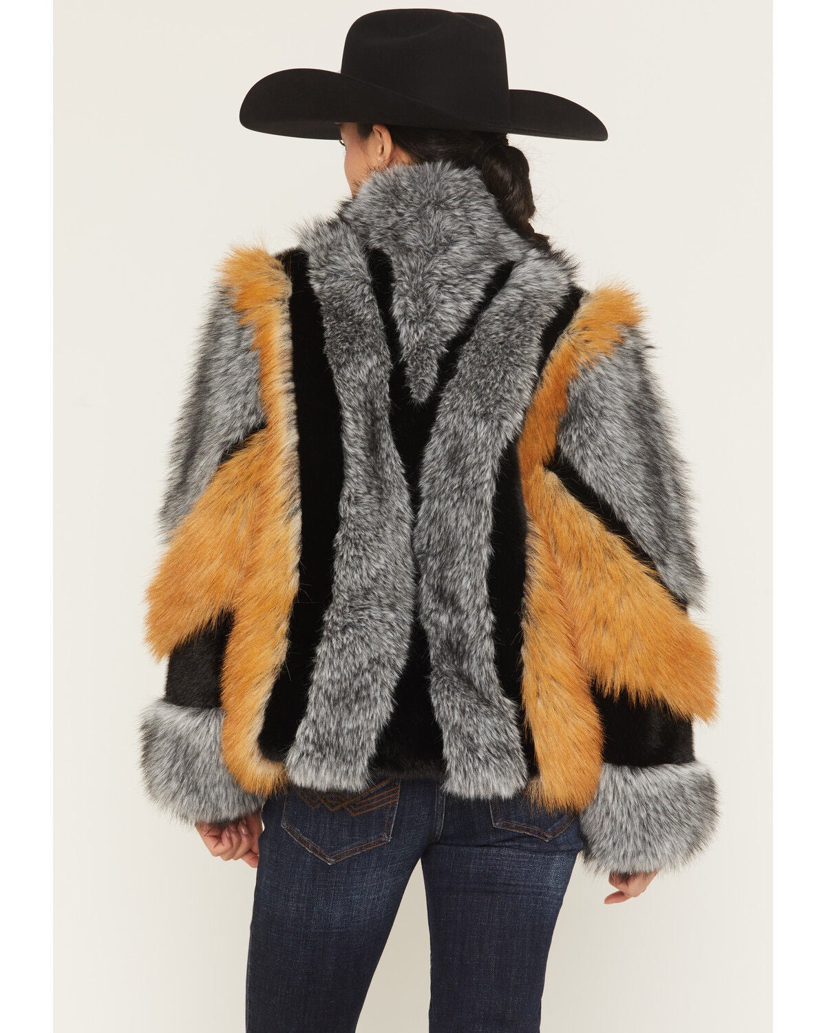 Image #4 - Azalea Wang Women's Cora Faux Fur Jacket, Multi, hi-res