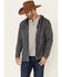 Image #2 - United By Blue Men's Flannel Lined Hooded Anchor Chore Coat, Navy, hi-res