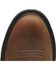 Image #4 - Ariat Men's Groundbreaker Pull On Work Boots - Round Toe, Brown, hi-res