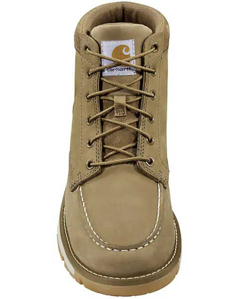 Image #4 - Carhartt Men's Millbrook 5" Work Boots - Moc Toe, Tan, hi-res