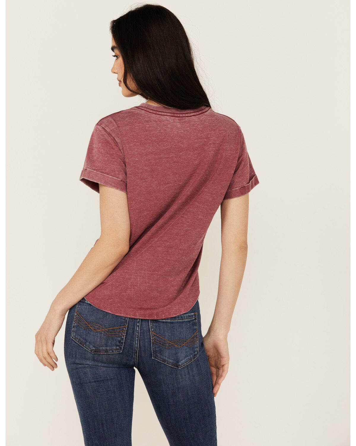 Image #4 - Idyllwind Women's Hey Cowboy Short Sleeve Graphic Tee, Fired Brick, hi-res