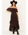 Image #2 - Shyanne Women's Lace Off The Shoulder High-Low Dress, Chocolate, hi-res