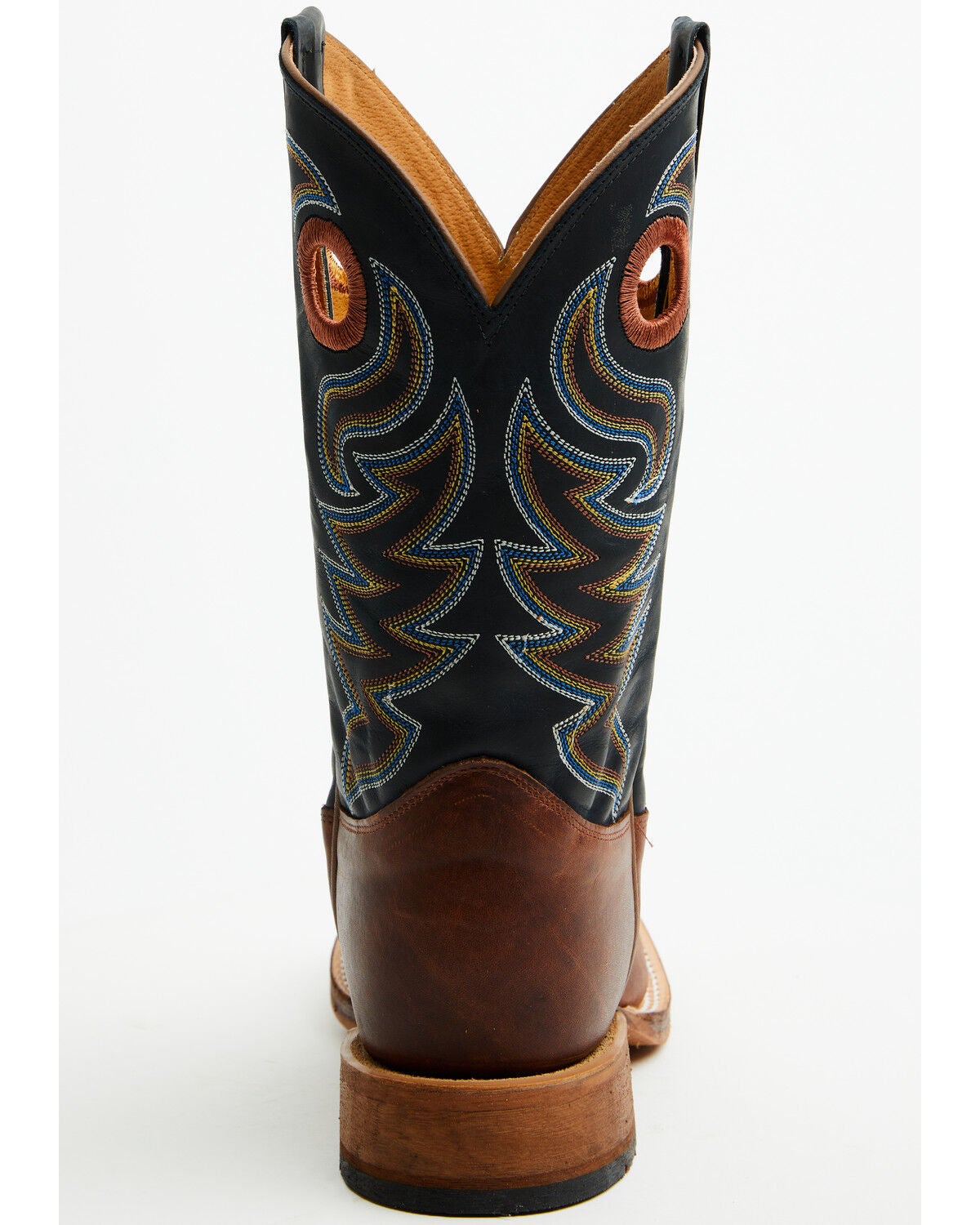 Image #5 - Justin Men's Bent Rail Walsh Performance Western Boots - Broad Square Toe, Cognac, hi-res