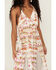 Image #3 - Shyanne Women's Abstract Southwestern Halter Top Maxi Dress, Fuchsia, hi-res