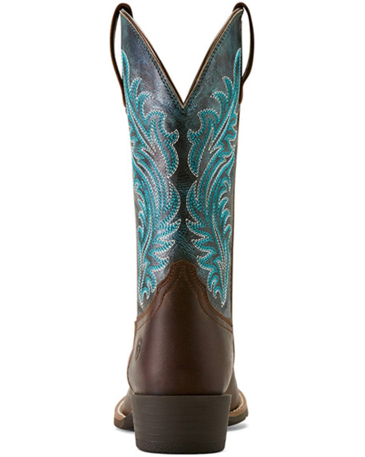 Image #3 - Ariat Women's Round Up Performance Western Boots - Square Toe, Blue, hi-res