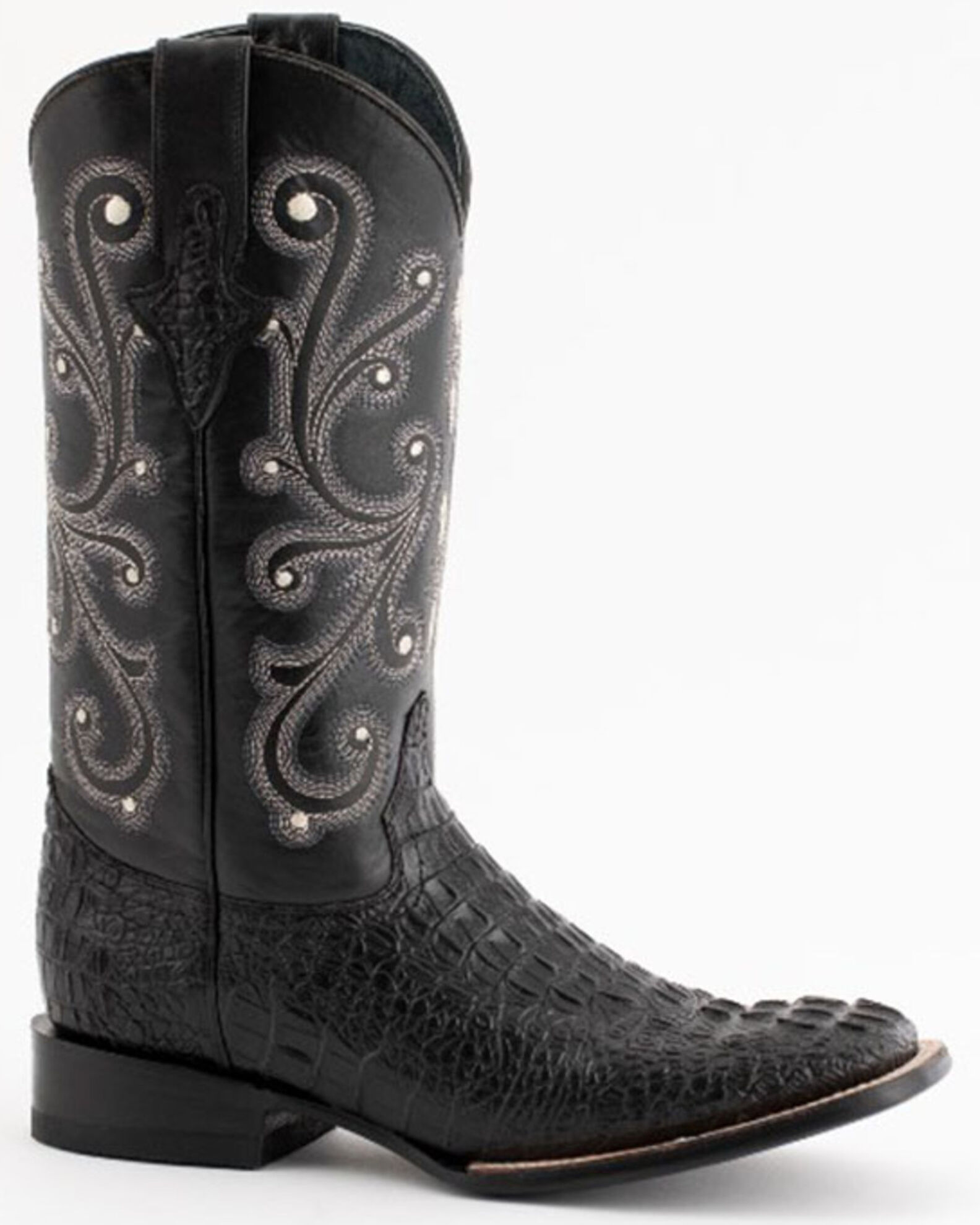 Square toe croc boots on sale