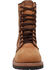 Image #3 - Ad Tec Women's 9" Brown Leather Logger Boots - Soft Toe, , hi-res