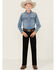 Image #1 - Cody James Boys' Night Rider Slim Bootcut Comfort Stretch Denim Jeans, Black, hi-res