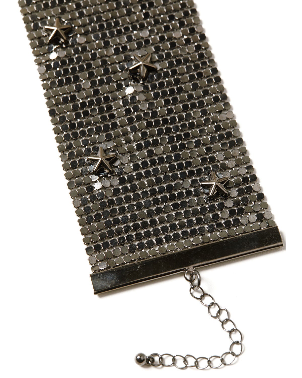 Image #2 - Idyllwind Women's Anton Star Charm Chain Mesh Bracelet, Silver, hi-res