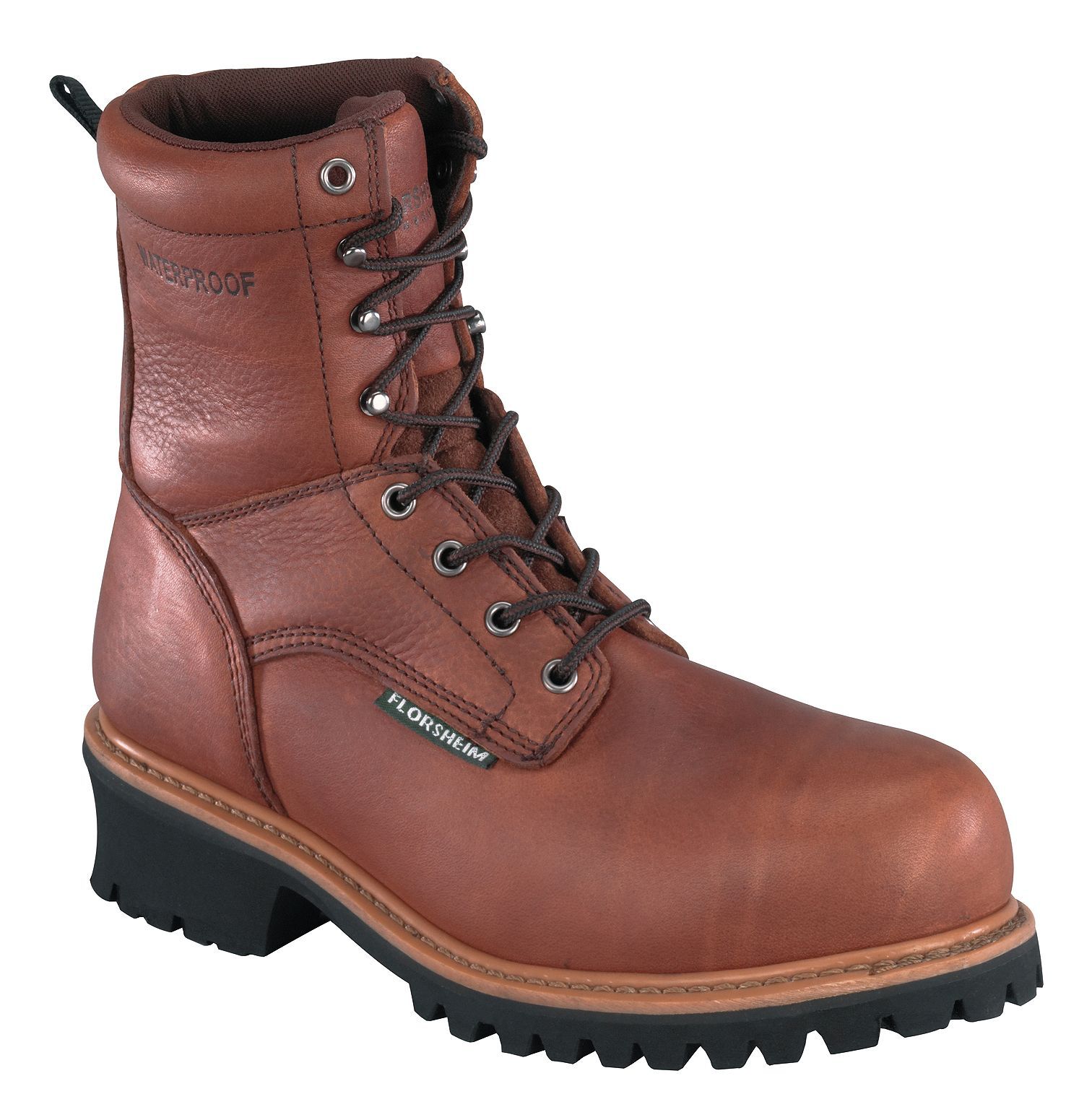 florsheim composite toe work shoe