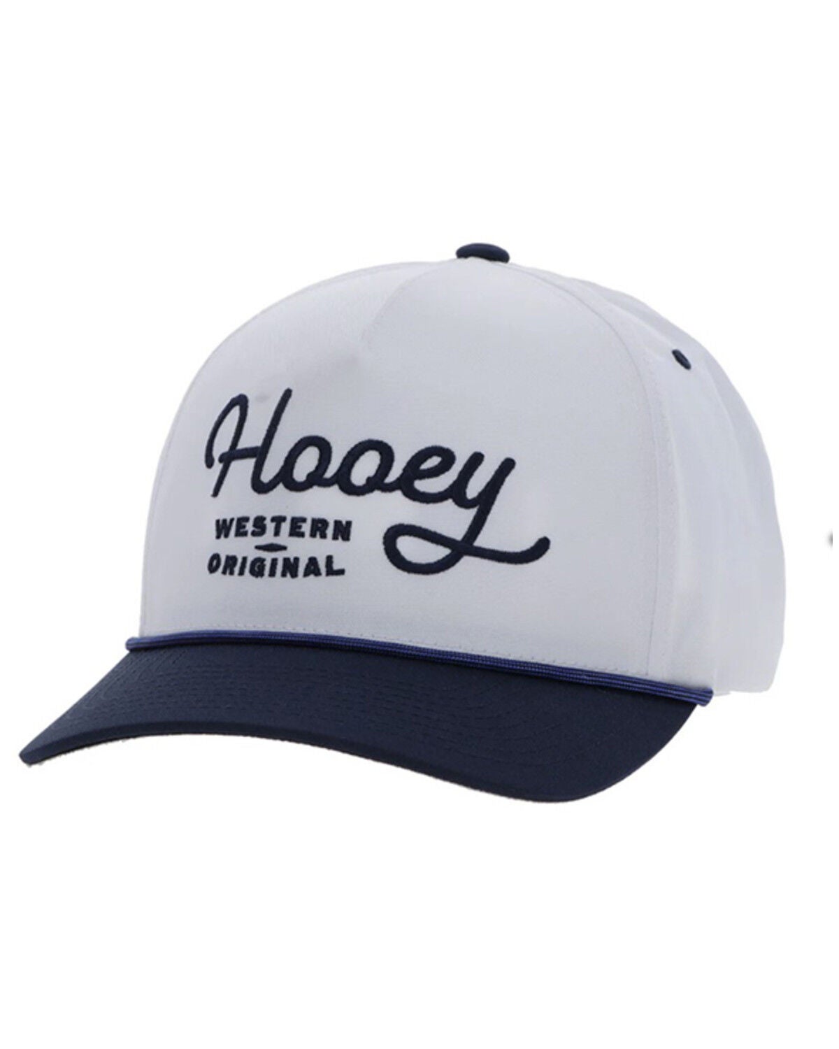 Hooey Men's OG Trucker Cap, White, hi-res