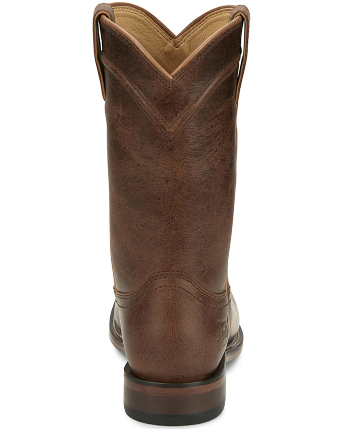 Image #5 - Justin Women's Holland Western Boots - Round Toe, Tan, hi-res