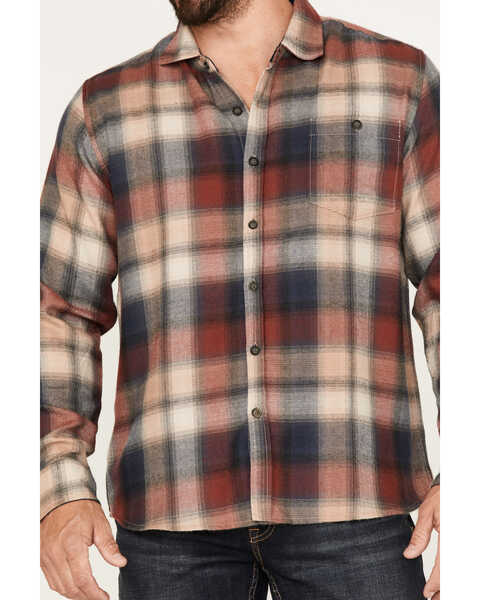 Image #3 - North River Men's Plaid Print Long Sleeve Button Down Performance Shirt, Red, hi-res