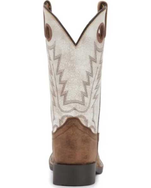 Image #5 - Smoky Mountain Women's Drifter Western Performance Boots - Broad Square Toe, Brown, hi-res