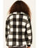 Urban Republic Little Girls' Plaid Print Sherpa Jacket, Black, hi-res