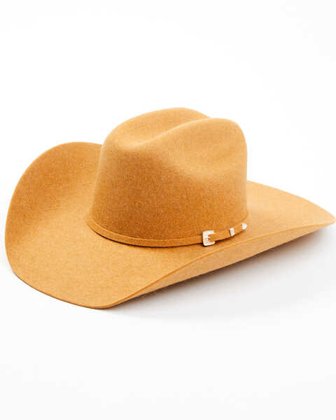 Serratelli Men's Antelope 8X Felt Cowboy Hat, Camel, hi-res