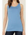 Image #3 - Dovetail Workwear Women's Solid Tank, Blue, hi-res