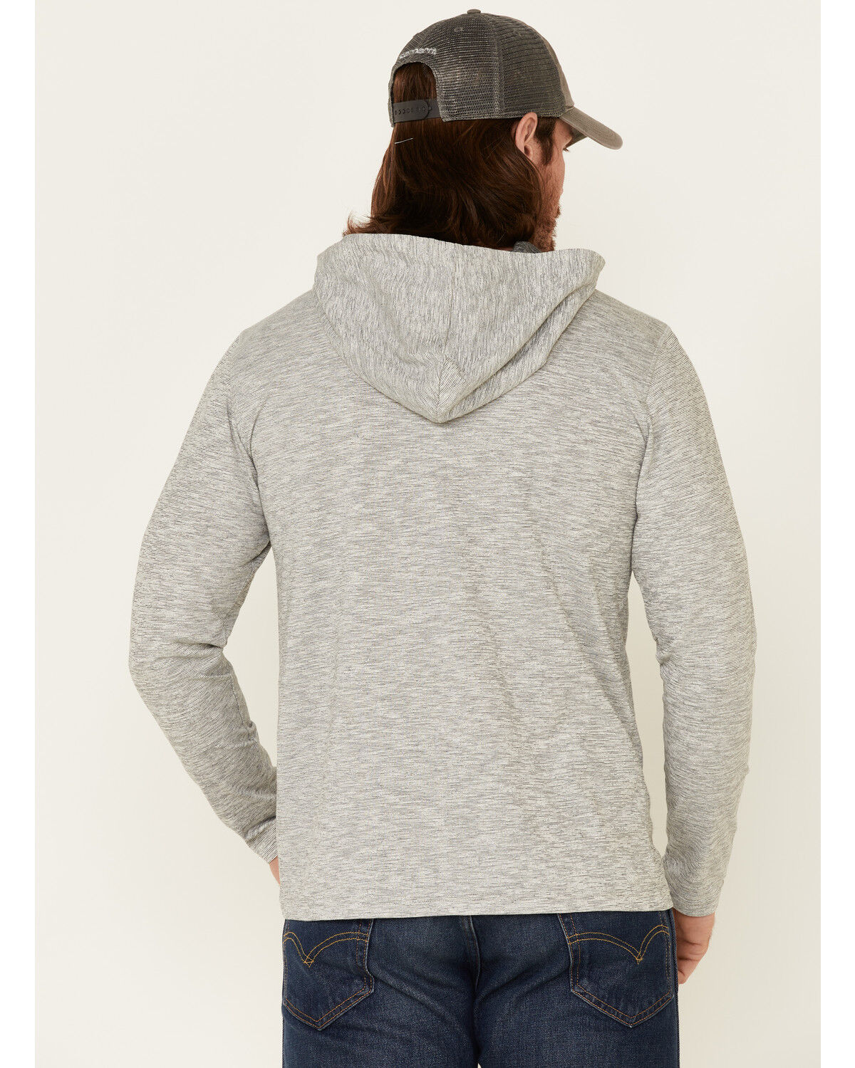 Image #4 - North River Men's Solid Hooded Shirt, Green, hi-res