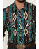 Image #3 - Rock & Roll Denim Men's Southwestern Print Long Sleeve Snap Stretch Western Shirt, Brown, hi-res