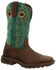 Image #1 - Rocky Women's Legacy 32 Western Boots - Square Toe, Green/brown, hi-res