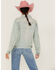 Image #3 - Johnny Was Women's Devere Embroidered Denim Jacket, Blue, hi-res