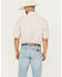 Image #4 - George Strait by Wrangler Men's Plaid Print Short Sleeve Button-Down Stretch Western Shirt, Multi, hi-res