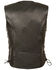 Image #3 - Milwaukee Leather Women's Side Lace Concealed Carry Vest - 4X, Black, hi-res