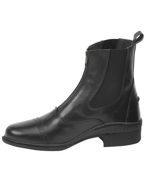 Image #2 - Ovation Women's Aeros Show Zip Paddock Boots, Black, hi-res